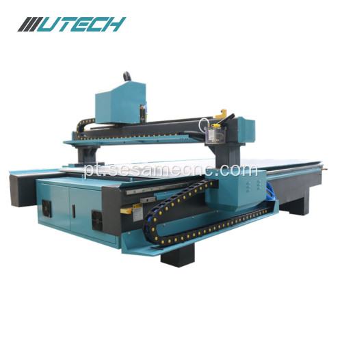 Máquina do router do cnc da propaganda para o pvc plástico de alumínio